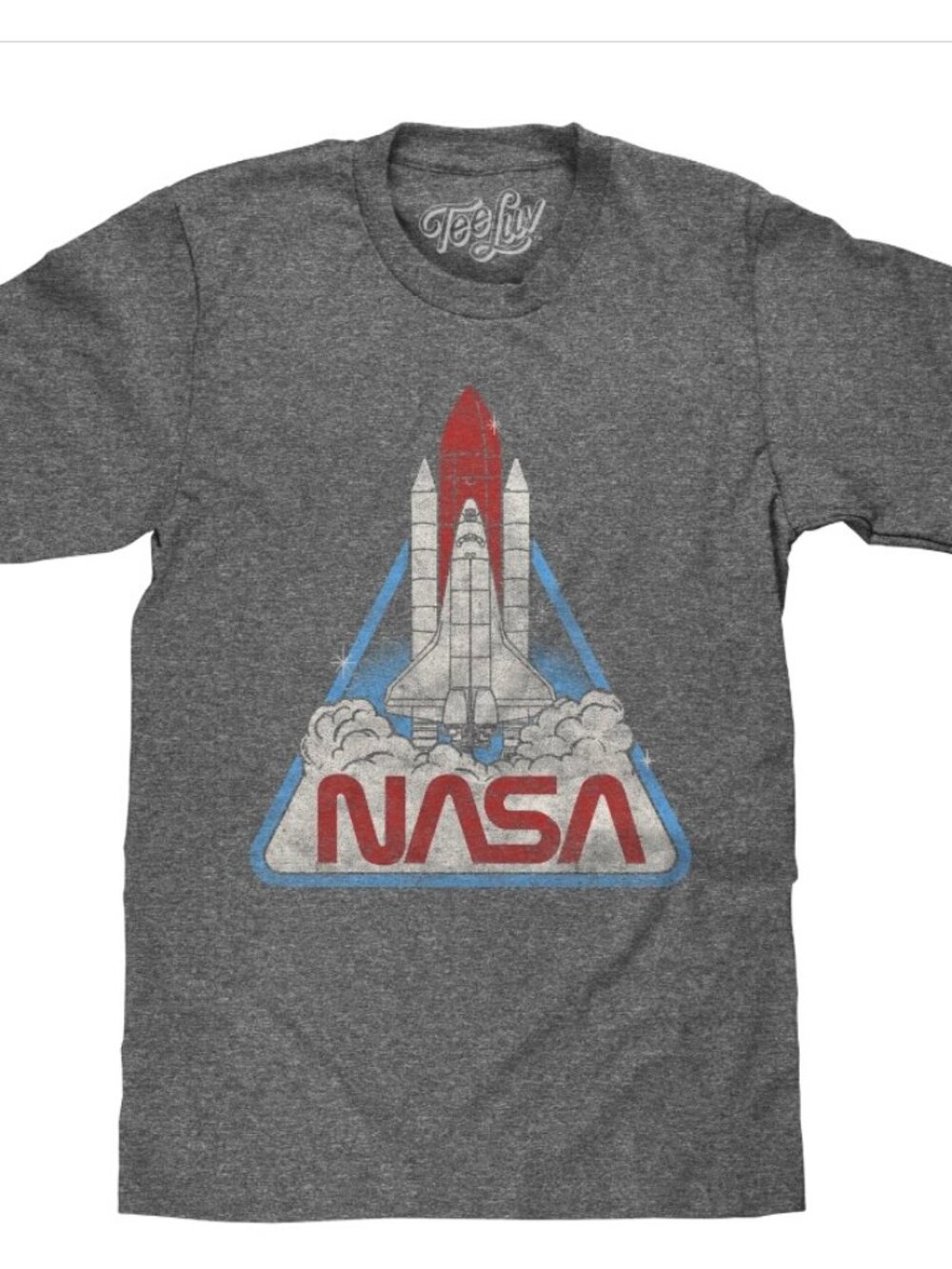 NWT NASA Space Shuttle T-Shirt - Gray SIZE M / S